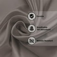 thumbnail image 4 of Coton Riche en 600 Fils, Ensemble de Feuilles Solides Grand-Gris, 4 of 5