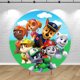 thumbnail image 3 of Fondo de fiesta de Paw Patrol, decoración circular, Chase An Ultimate Rescue, fondo para fotografía de cumpleaños de niños, pancarta decorativa, 3 of 5