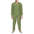 thumbnail image 3 of Fotbe Mallard Duck Pijama de Hombre con Estampado de Manga Larga, Conjunto de 2 Piezas, Ropa de Dormir Suave y Cómoda con Bolsillos-XX-Large, 3 of 7