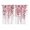 Pink, variant on Green Eucalyptus Leaves Kitchen Curtains 72 Inch Length, Summer Botanical Weeping Grommet Top Bedroom Living Room Curtains, Light Filtering Cafe Curtain Drapes 2 Panels Set 104''x72''