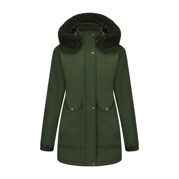 Wensltd Women's Waterproof Coat Lightweight Jacket Hooded Windbreaker with Pockets for Outdoor