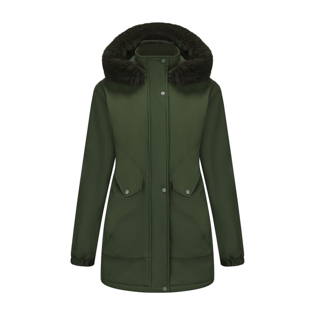 Chaquetas y abrigos casuales con capucha de manga larga para mujer, parka de bolsillo de color liso, impermeable y resistente al viento, para exteriores, chaqueta con capucha de manga larga, parte sup