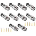 thumbnail image 2 of 10 pcs BNC Compression Connector for Coax RG59 Cable CCTV Cameras, 2 of 5