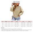 thumbnail image 4 of Women Top, Casual High Stretch Fall Tunic For Daily Life For Girls ANGGREK Otros, 4 of 8