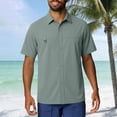 thumbnail image 2 of Vetsdori Mens Short Sleeve Big and Tall T-Shirts Quick-dry Breathable Outdoor Casual Collar Summer Ice-Silk Trendy Shirts for Men Plain, 2 of 8