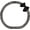 D type, variant on GUANKE Black, 15 in, Breathable Material, Artificial Leather Steering Wheel Cover