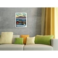 thumbnail image 4 of Wellington New Zealand - - Vintage Travel Poster by Howard Malitte c.1950 - Japanese Unryu Rice Paper Art Print 24 x 32 in, 4 of 4
