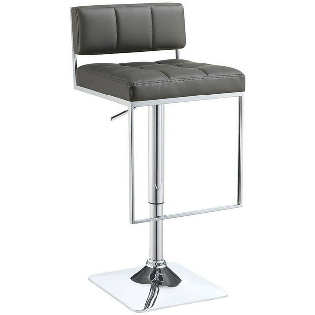 Coaster Home Furnishings CO- Adjustable Bar Stool, Grey