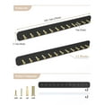 thumbnail image 4 of NiHome Organizador de Joyas de Acrílico de Pared, Paquete de 2, Estante Elegante y Duradero con Ganchos Resistentes de Acero Al Carbono, Instalación Sencilla, Múltiples Opciones de Montaje (Negro), 4 of 9