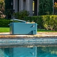thumbnail image 4 of Permasteel 80-Qt Outdoor Steel Patio Cooler with Removable Basin, Rolling Cooler with Wheels, Teal Green, 4 of 18