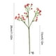 thumbnail image 3 of Arreglo Floral Artificial de Aliento de Bebé En Seda para Decoración de Bodas | Poliéster | Rosa | 28 Cm | 30 Cabezas | Ligero | Sin Mantenimiento | Forma Flexible | Hojas Verde Mate | Accesorio para, 3 of 6