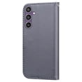 thumbnail image 6 of Allytech Flip Cover Case for Samsung Galaxy S23 FE, Premium PU Leather Case Cards Slots Shockproof Protective Wallet Case Cover for Galaxy S23 FE, Gray, 6 of 10