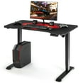 thumbnail image 1 of Gymax Electric Standing Gaming Desk Sit to Stand Height Adjustable Splice Board, 1 of 10
