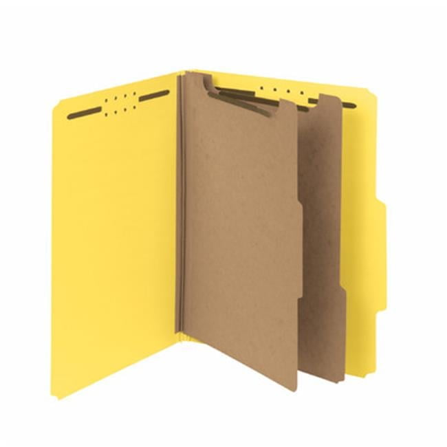 Smead Manufacturing SMD File-Class.Ltr-2 Divr-Yl