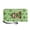 Clover, variant on Clover Cat Pattern Design Zip Around Long Purse for Shopping Travel Dating, PU Leather Wrist Strap Women's Wallets