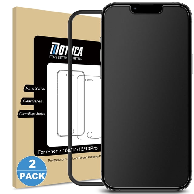 Protector de Pantalla Mothca Vidrio Mate para iPhone 16e/14/13 6.1''