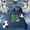 Navy B, variant on Feelyou Sport Soccer M Letter Queen Bedding for Boys, Blue Cartoon Football Theme Bedding Comforter Set Queen, Blue Reversible, 7 Pieces