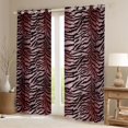 thumbnail image 2 of Homewish Adults Female Men Abstract Animal Zebra Blackout Curtains Set of 2 (52x84 Each),Abstract Gradient Geometric Stripes Window Curtains,Jungle Wildlife Print Curtains and Drapes, 2 of 6