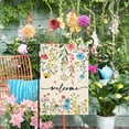 thumbnail image 3 of Summer Welcome Floral Garden Flag 12.5x18 Inch Double Sided Summer Yard Flag Spring Outside Outdoor Seasonal Burlap Funny Flowers Flags Home Patio Decoration, 3 of 6