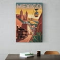 thumbnail image 6 of Nostalgic Zacatecas Retro Travel Poster with Bold Skyline And Old World Atmosphere Canvas Poster, 6 of 8