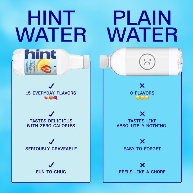 Hint Strawberry Lemon Flavored Water, 16 fl oz, 12 Pack photo 6