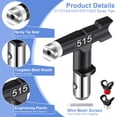thumbnail image 4 of Kit de pistola pulverizadora de pintura Airless Gyfent de 3600 psi con manguera de 50 ml, 4 of 7