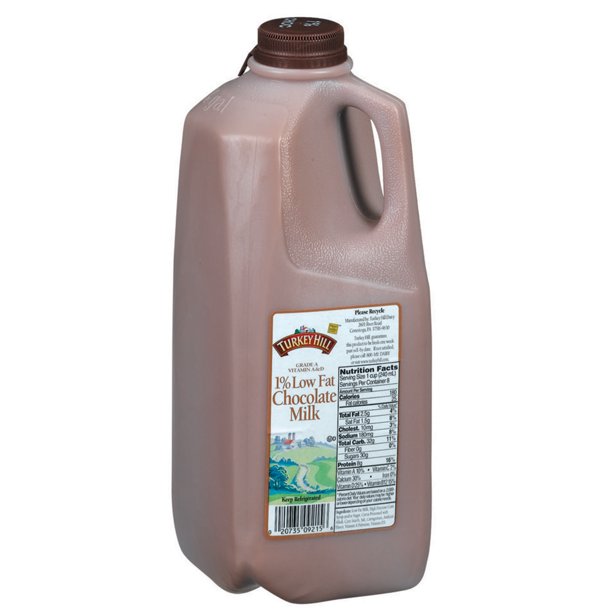 Turkey Hill 1 Lowfat Chocolate Milk .5 gal. Jug