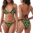 thumbnail image 3 of Balery Soccer1 Pijama Estampado Bikini de Dos Piezas para Mujer - Conjunto de Bikini Ajustable Sexy y Cómodo para Playa, 3 of 6
