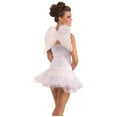 thumbnail image 4 of Forum Novelties White Costume Feather Angel Wings One Size Unisex, 4 of 4