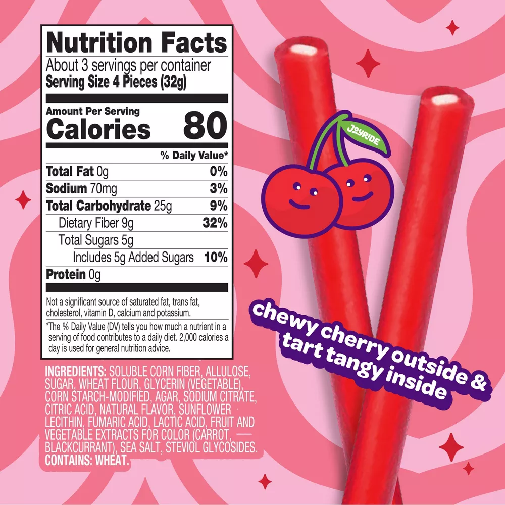 Joyride Cherry Berry Ropes 3.5 oz