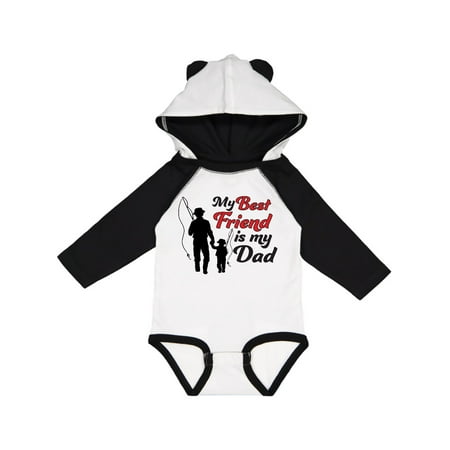 

Inktastic My Best Friend Is My Dad Gift Baby Boy or Baby Girl Long Sleeve Bodysuit