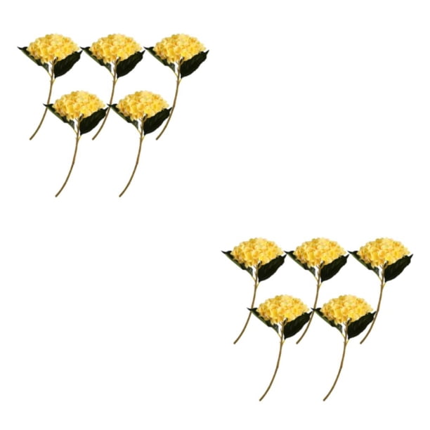 Juego de plantas artificiales Injueey Bajo mantenimiento Amarillo 2Conjunto
