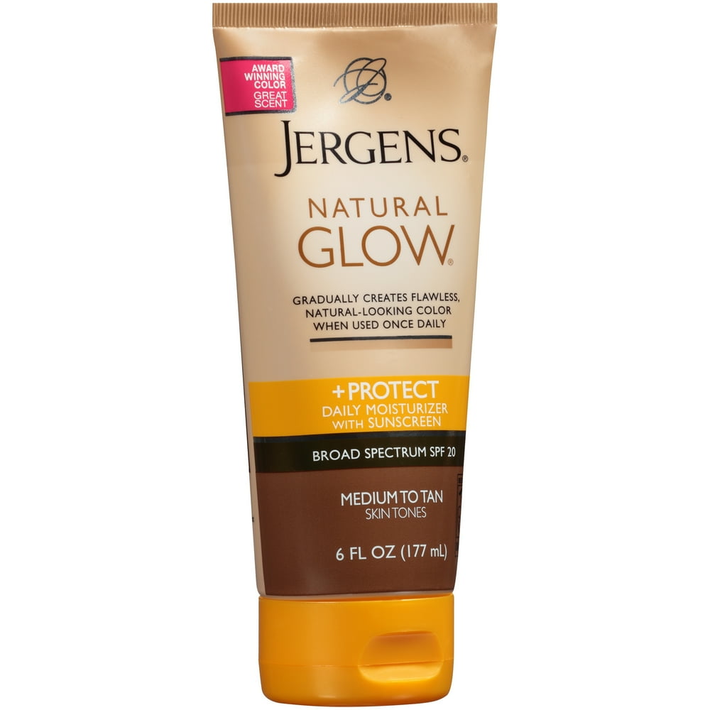 Jergens® Natural Glow® + Protect Medium to Tan Skin Tones Daily
