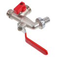 thumbnail image 5 of Washing Machine Water Tap Double Valve Zinc Alloy High Flow Rate Outdoor Use 1Pcs, 5 of 5