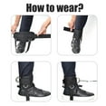 thumbnail image 4 of 1 par de correas de tobillo para accesorios de máquinas de cable Tobillera ajustable para gimnasio interior con anillo 4 D para contragolpes Entrenamientos de glúteos Extensiones de piernas, 4 of 7