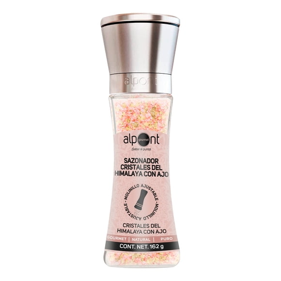 Alpont Gourmet Molinillo Sal Rosa Del Himalaya Y Ajo 162 G