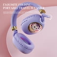 thumbnail image 3 of Auriculares inalámbricos BT5.3 de la historieta linda sobre el diseño animal lindo de las auriculares del juego del oído AUX IN atado con alambre, 3 of 8