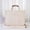 White #18, variant on Ladies Canvas Bag Casual Retro Tote Canvas Shoulder Bag Large Capacity Multi-Layer Women's Bag