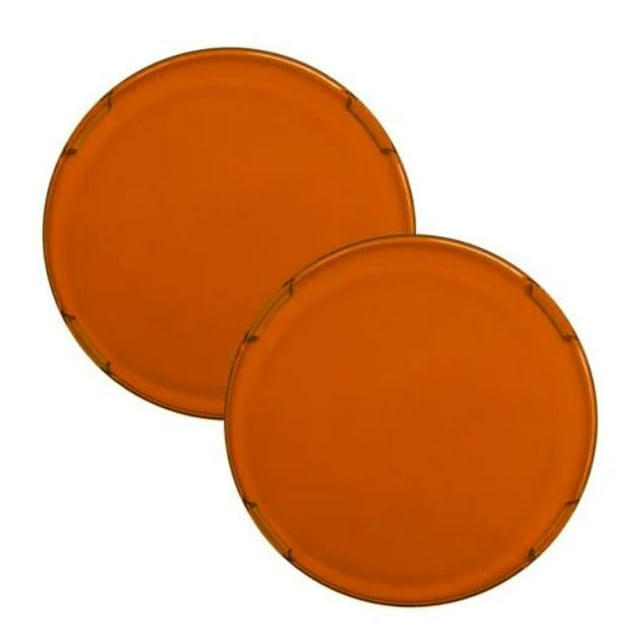 Rigid Lighting Driving/Fog Light Cover 363673 Driving/Fog Light Cover; 360-Series Pro; 4 Inch Round; Amber; Polycarbonate; Without Logo; Set Of 2