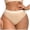 Beige, variant on Women's High Waisted Underwear Hi-Cut Stretch Panties Briefs with Strip Waistband Design Underpants (Beige, M)