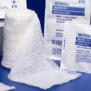 Kerlix - Fluff Bandage Roll Kerlix - Gauze 6-Ply 3-4/10 Inch X 3-6/10 Yard Roll NonSterile - 1/Each