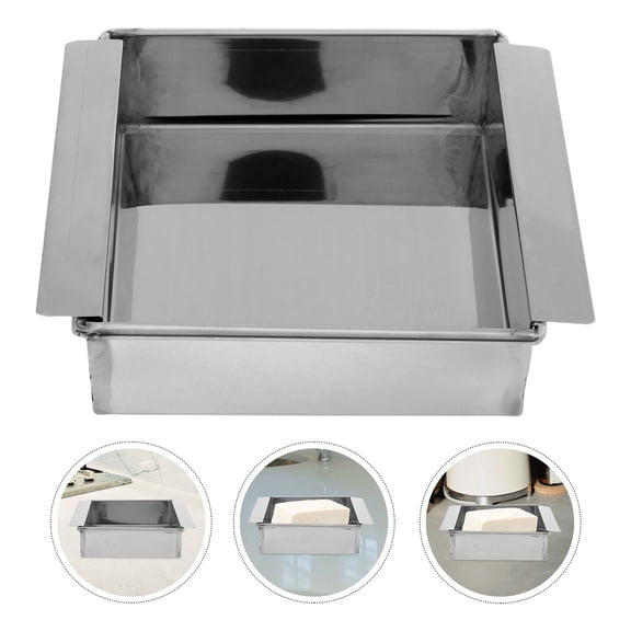 Raindrops Stainless Steel Tofu Maker Metal Tofu Press With Drip Tray And Dishwasher Safe Tofu Mold For Homemade Tofu