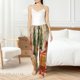 thumbnail image 4 of Fotbe Holiday Christmas Stars Pantalones de Pijama para Mujer, Pantalones de Dormir, Pantalones Pj con Cordón y Bolsillos-Small, 4 of 6