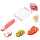 thumbnail image 2 of Rebanadora de frutas de acero inoxidable Homaxy, rebanadora de verduras, cortador de jamón de tomate antideslizante, cortador duradero, accesorios para el hogar y la cocinaNaranja Deng Xun unisex, 2 of 2