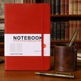 thumbnail image 3 of EGNMCR Office & Stationery Simples Solid-color Notebook - Student Office Thick Pad Note book, 3 of 6