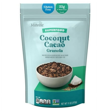 Gluten Free Coconut Cacao super Food Granola, 11 oz