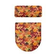 thumbnail image 2 of HELLHERO Maple Pumpkin Fashion Toilet Top Cover Set Soft Fits All Toilet Shapes for Bathroom, 2 of 8