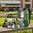 thumbnail image 2 of Kuiaobaty Truck Print 3 Piece Clear Backpack Set for Kids 8-12 Heavy Duty Clear Bookbag and Lunch Bag with Side Pockets Roomy Transparent Bookbag with Pencil Case for School, 2 of 5