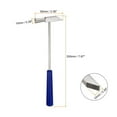thumbnail image 2 of 2pcs Double Face Small Metal Hammer 8 Inch Round Triangle Dual-Head Multifunctional Mallet, 2 of 6