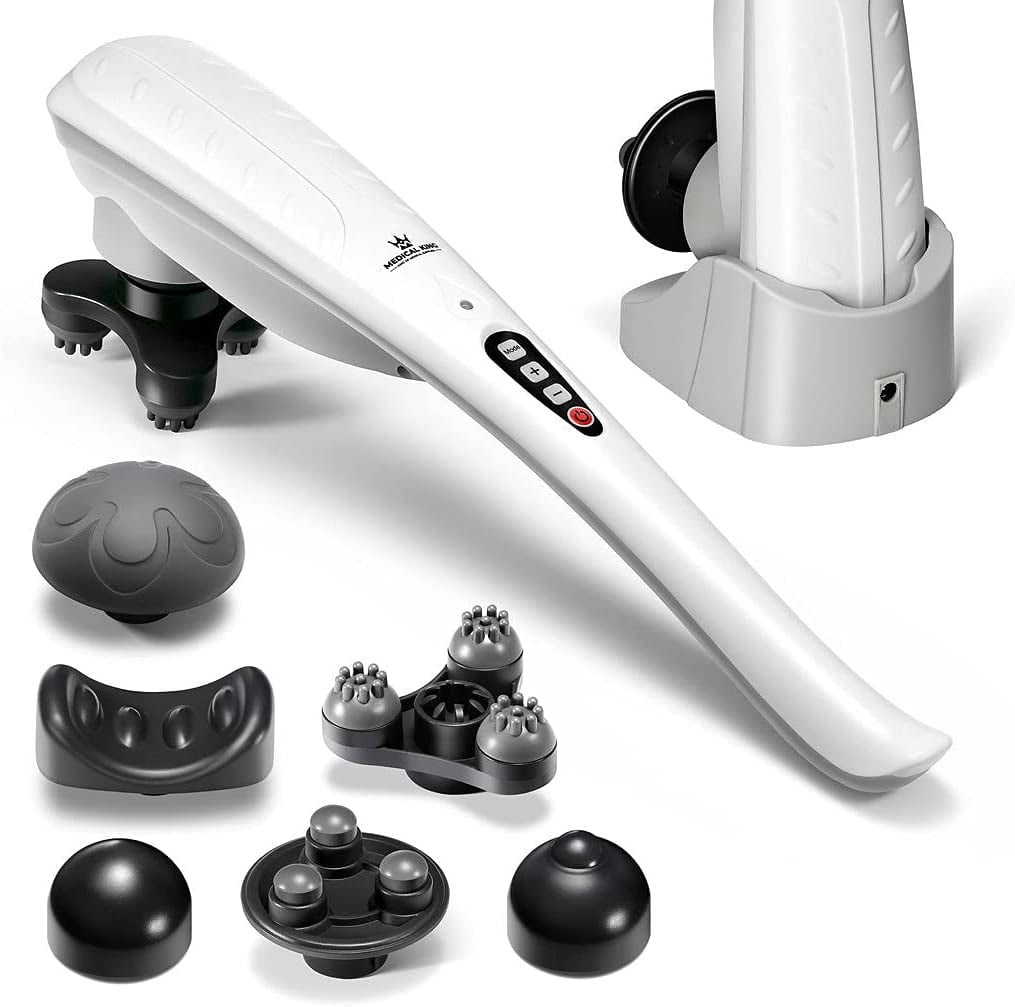 MEGAWISE Handheld Back Massager  Powerful 3600 RPM 5-Speed Motor